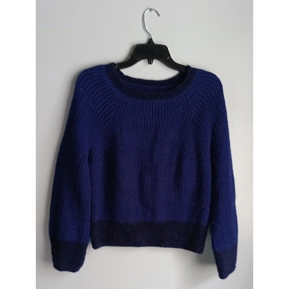 Wool Blend Ribbed Sweater